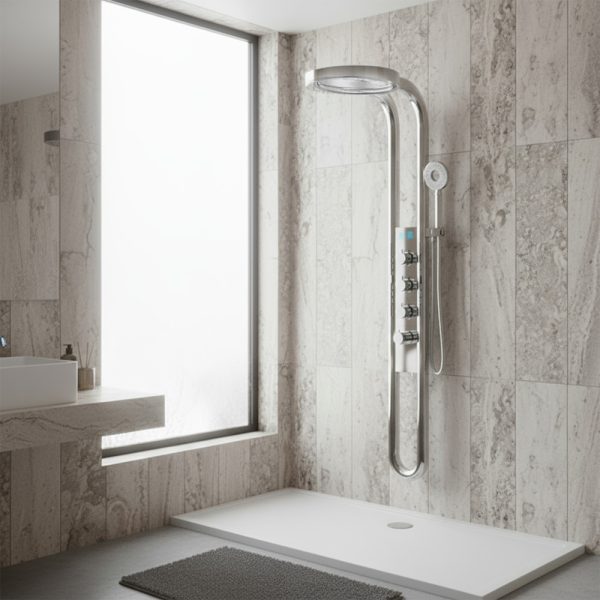 Aquajet hidromasszázs zuhanypanel króm - LAJHZ-CHR - Image 2