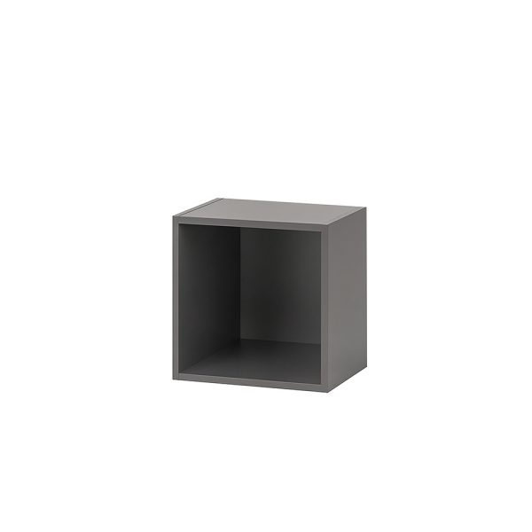 Boxie nyitott fali szekrény 40x40x27 cm antracit - Image 7