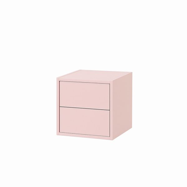 Boxie 2 fiókos fali szekrény 40x40x37 cm pink - Image 7
