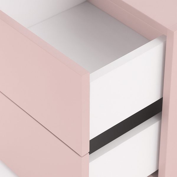 Boxie 2 fiókos fali szekrény 40x40x37 cm pink - Image 9