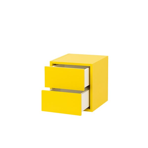 Boxie 2 fiókos fali szekrény 40x40x37 cm sárga - Image 8