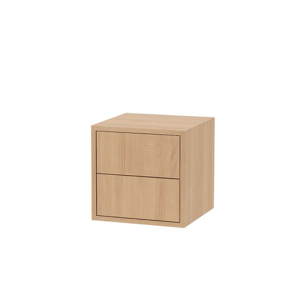Boxie 2 fiókos fali szekrény 40x40x37 cm sonoma tölgy - Image 7