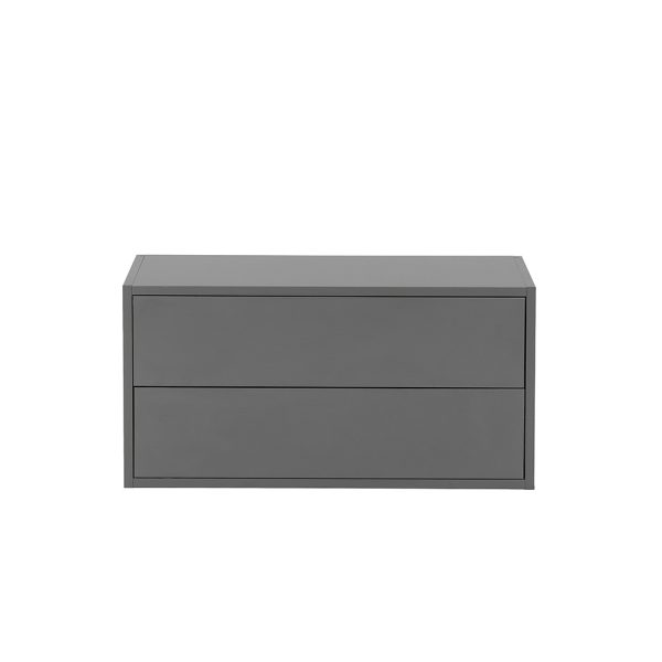 Boxie 2 fiókos fali szekrény 40x80x37 cm zöld