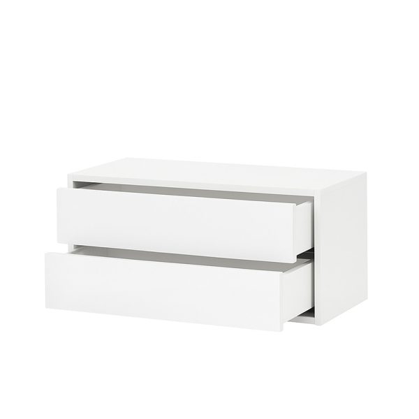 Boxie 2 fiókos fali szekrény 40x80x37 cm fehér - Image 8