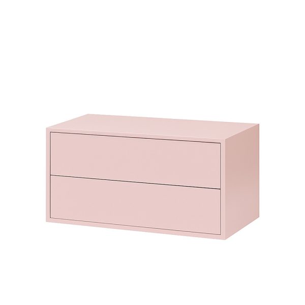 Boxie 2 fiókos fali szekrény 40x80x37 cm pink - Image 7