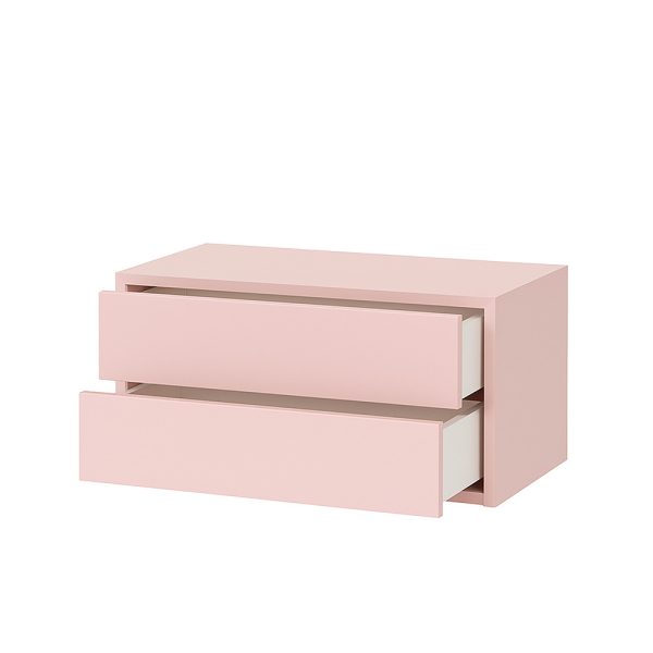 Boxie 2 fiókos fali szekrény 40x80x37 cm pink - Image 8