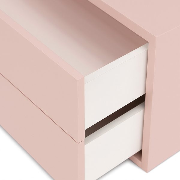 Boxie 2 fiókos fali szekrény 40x80x37 cm pink - Image 9