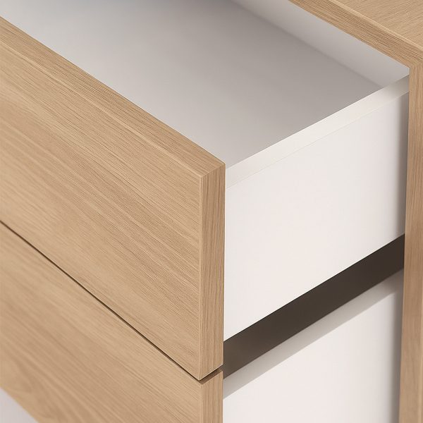 Boxie 2 fiókos fali szekrény 40x80x37 cm sonoma tölgy - Image 9