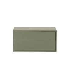 Boxie 2 fiókos fali szekrény 40x80x37 cm zöld