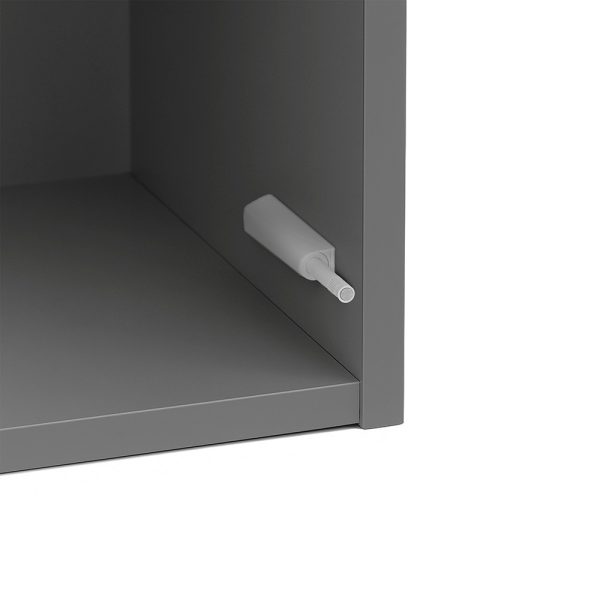 Boxie 1 ajtós fali szekrény 80x40x37 cm antracit - Image 10