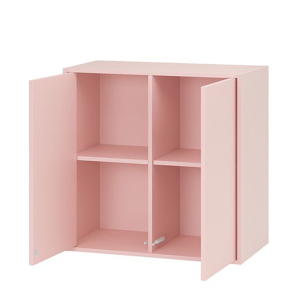 Boxie 2 ajtós fali szekrény 80x80x37 cm pink - Image 7