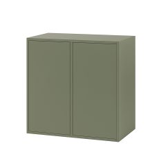 Boxie 2 ajtós fali szekrény 80x80x37 cm zöld