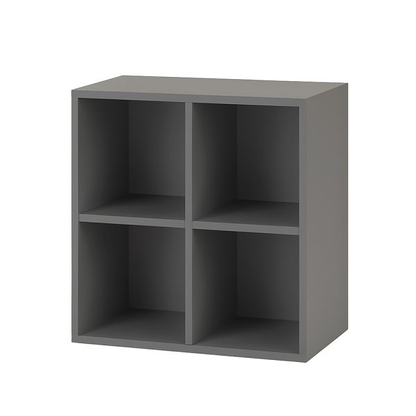Boxie nyitott fali szekrény 80x80x37 cm antracit - Image 7
