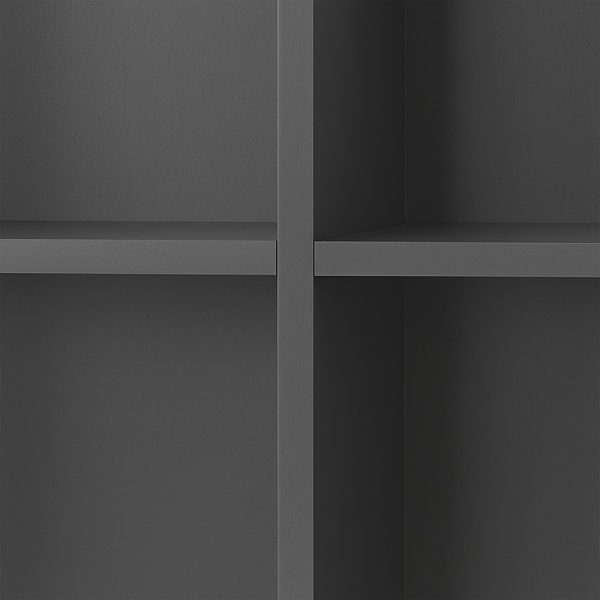 Boxie nyitott fali szekrény 80x80x37 cm antracit - Image 8