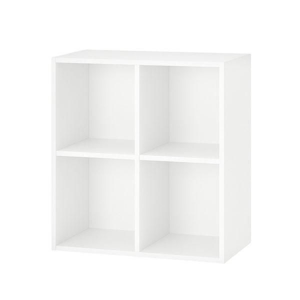 Boxie nyitott fali szekrény 80x80x37 cm fehér - Image 7