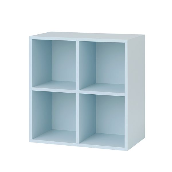 Boxie nyitott fali szekrény 80x80x37 cm kék - Image 7