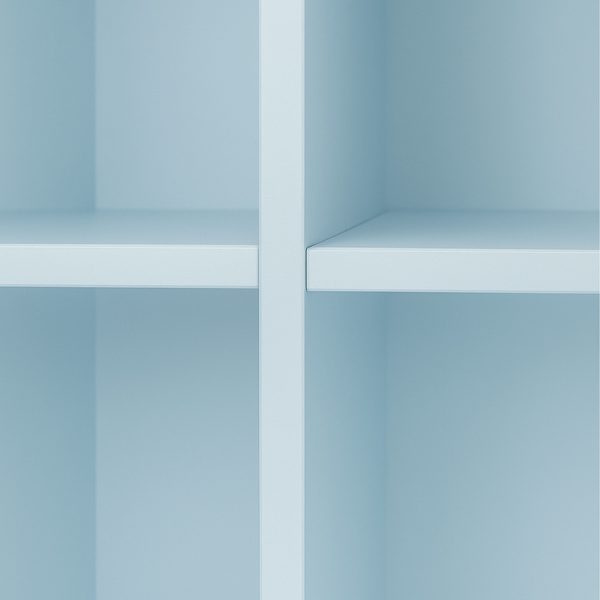 Boxie nyitott fali szekrény 80x80x37 cm kék - Image 8