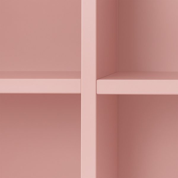 Boxie nyitott fali szekrény 80x80x37 cm pink - Image 8