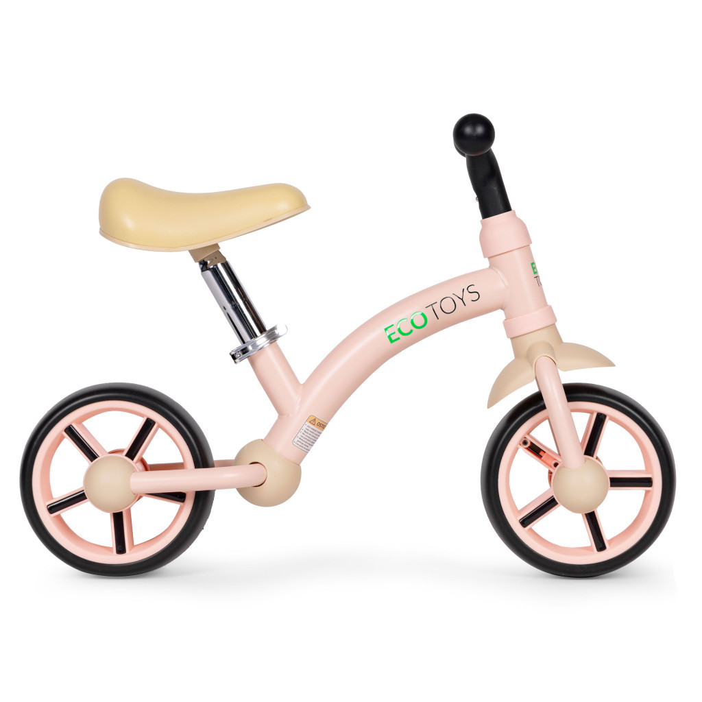 Futóbicikli EVA kerekekkel állítható üléssel rózsaszín - Image 4