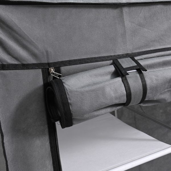 Gardróbszekrény LGSZ-01 szürke - Image 9