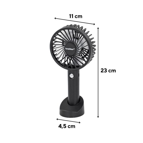 Galar kézi hordozható usb ventilátor tartóval 4 W 1200 mAh - Image 3