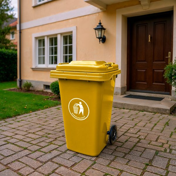 Hulladéktároló 240L sárga - Image 2