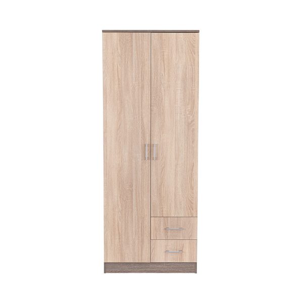 Miami gardróbszekrény 80x205 cm sonoma tölgy-yorki tölgy - Image 3
