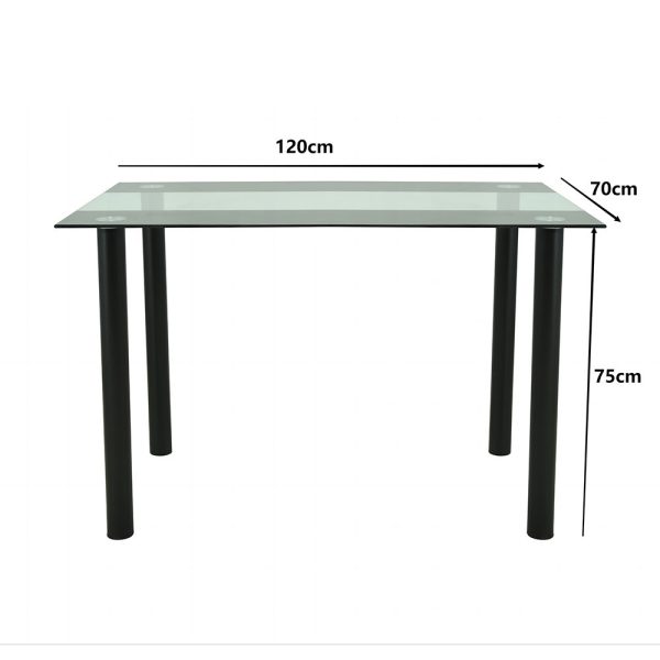Mezza 4+1 étkező garnitúra fehér-szürke - Image 4