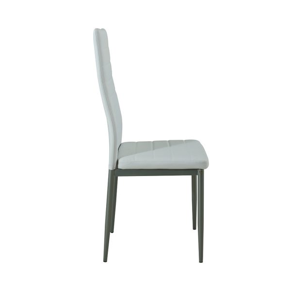 Mezza 4+1 étkező garnitúra fehér-szürke - Image 7