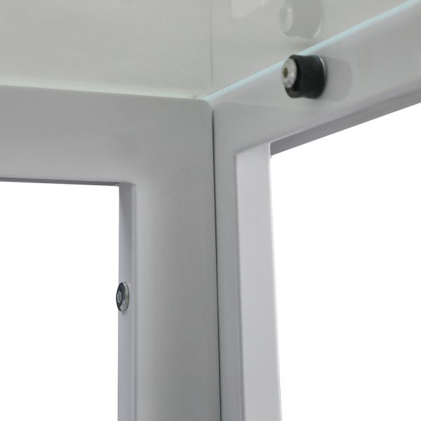Ezra 120 cm szögletes üveg étkezőasztal - Image 6