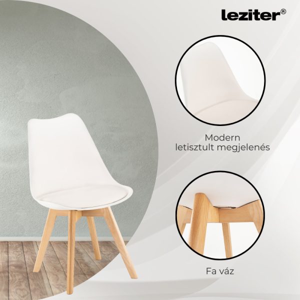 Zara 6+1 étkező garnitúra fehér-fehér - Image 6