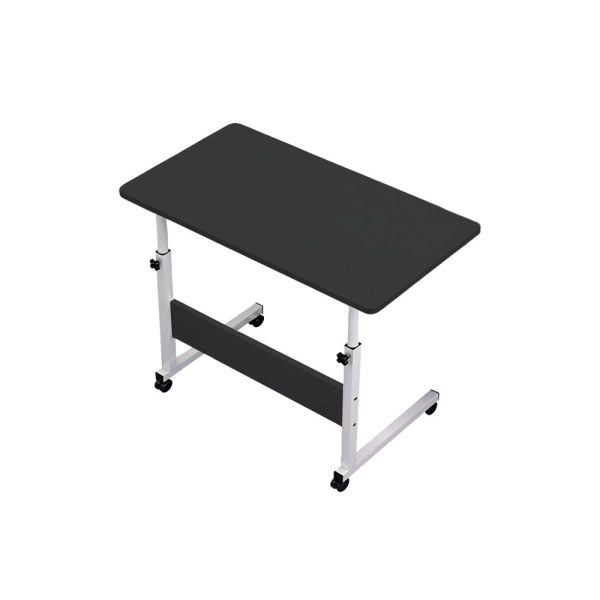 Állítható magasságú laptopasztal 80x40 cm fekete