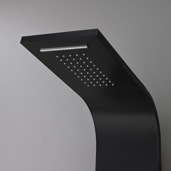Alegro Black hidromasszázs zuhanypanel, rozsdamentes acél - Image 6