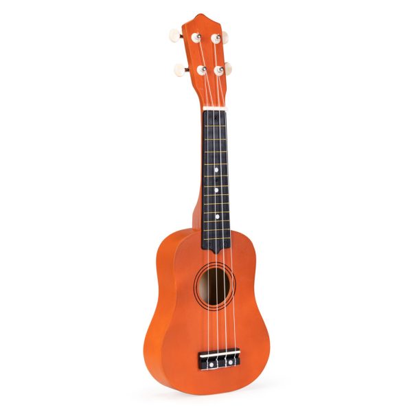 Fa Ukulele Gitár Gyerekeknek, 4 Nylon húr barna - Image 3