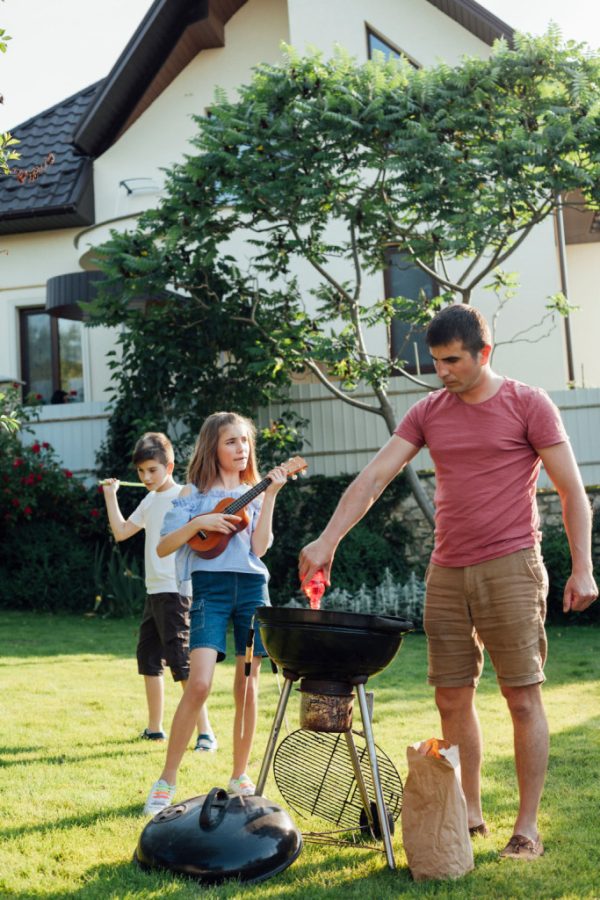 Fa Ukulele Gitár Gyerekeknek, 4 Nylon húr barna - Image 4