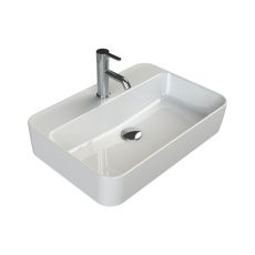 CeraStyle HERA - PULTRA ültethető - Top Counter - porcelán mosdó - 60 x 42 cm