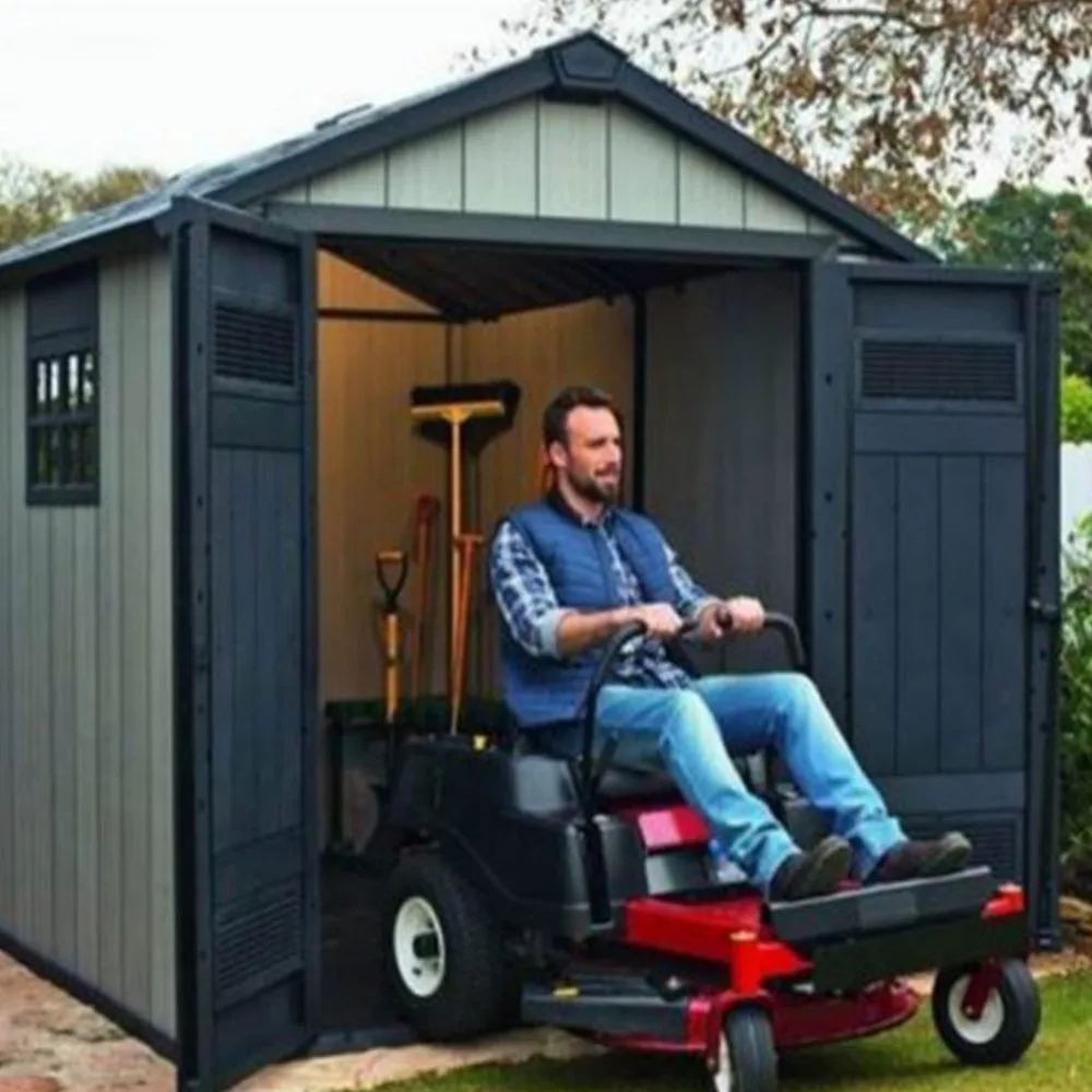 Keter Oakland kerti szerszámos ház, barnás szürke-grafit színben - 228701 - Image 2