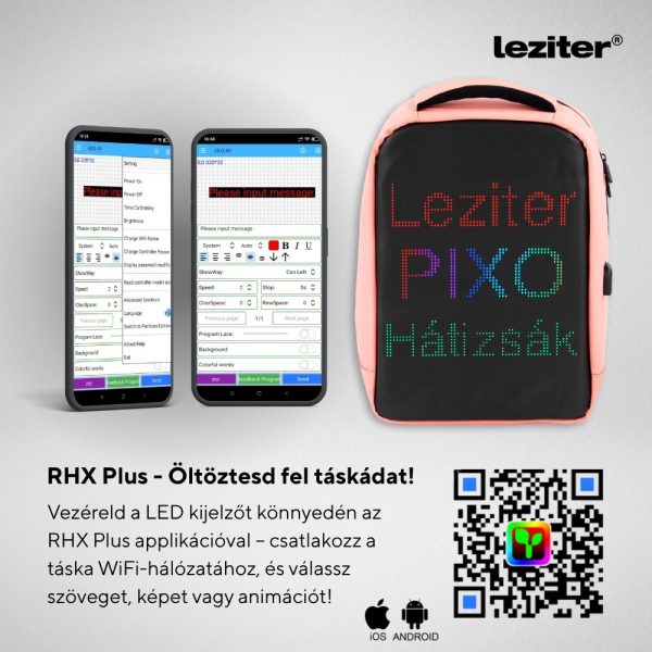 Pixo ledes okos hátizsák - Image 5