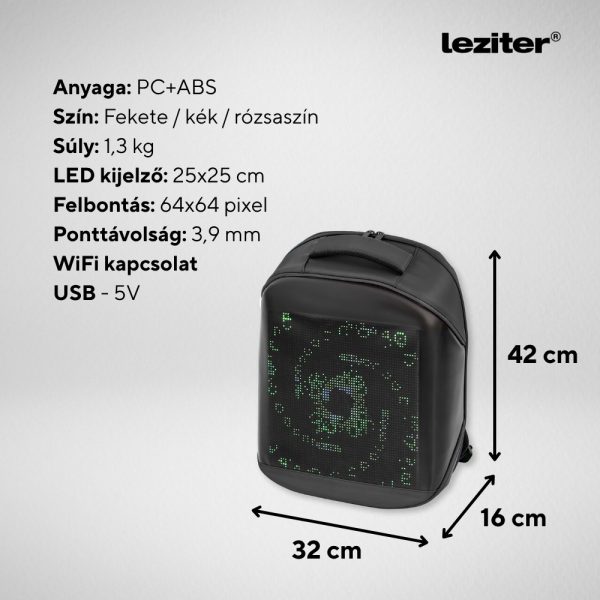 Pixa ledes okos hátizsák - Image 3