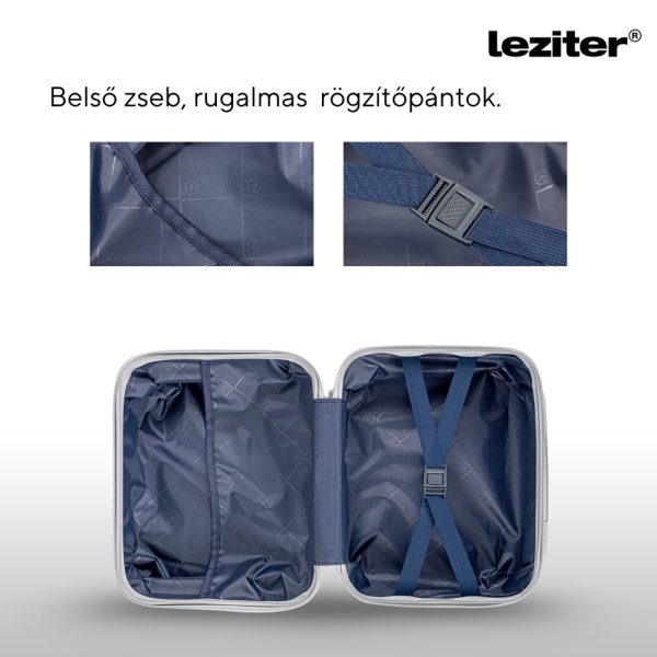 TraveLux Voyager kisméretű kézi bőrönd keményfedeles 26x31x14 cm - Image 5