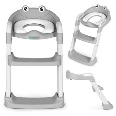 Lépcsős WC szűkítő létrával kék