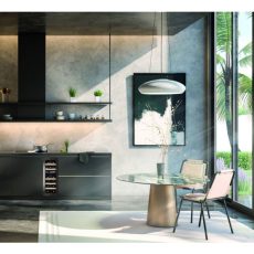 Pando PVMB 30-16XL borhűtő - pult alá építhető, inox, balos