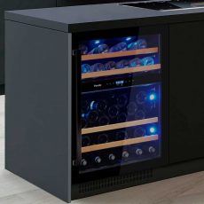 Pando PVZB 60-46 borhűtő - pult alá építhető, inox, jobbos