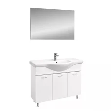 Ruben Prime 105 komplett fürdőszoba bútor Fehér - RUBPR105F