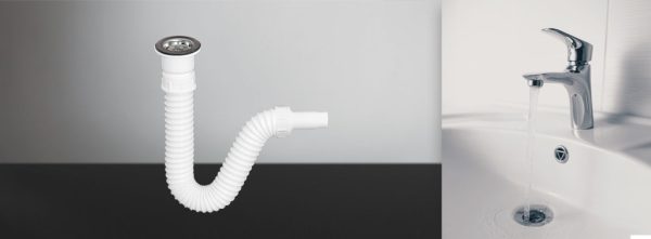 TEXO mosogató szifon flexibilis csővel - Ø 1" x 0,5 m x Ø 40/32 mm - Image 2