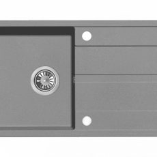 Laveo HACK csepptálcás szürke mosogató - S52_511Y