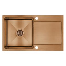 LAVEO MARMARA egymed.csepptálcás mosogató, rózsaarany - SAM_811T