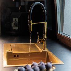 LAVEO MARMARA egymed.csepptálcás mosogató, Arany - SAM_G11T