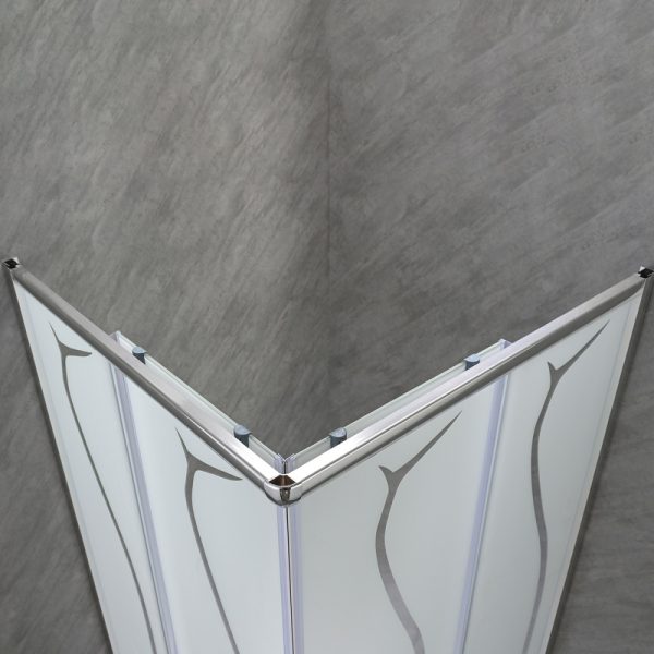 Spirit Bamboo 90x90 cm szögletes zuhanykabin, zuhanytálca nélkül - Image 7