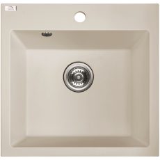 LAVEO ALENA jázmin egymedencés mosogató helytakarékos szifonnal - SBA_J10T